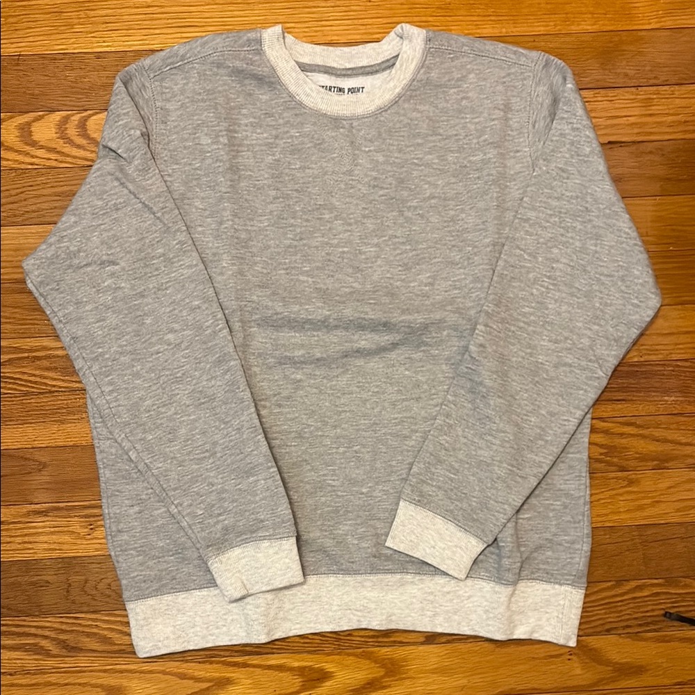 United By Blue Gray Crewneck Sweater Timeless Design